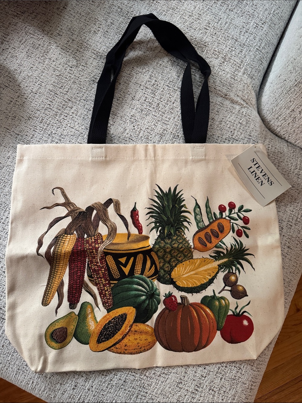 Steven’s Linen Golden Harvest Tote NWT VINTAGE HARD TO FIND
